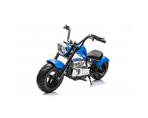 Дитячий акумуляторний мотоцикл Chopper Warrior Синій