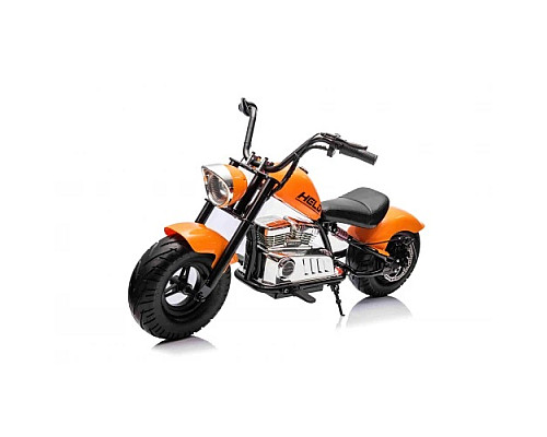 Дитячий акумуляторний мотоцикл Chopper Warrior Помаранчевий