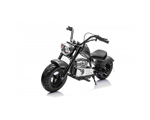 Дитячий акумуляторний мотоцикл Chopper Warrior Сірий
