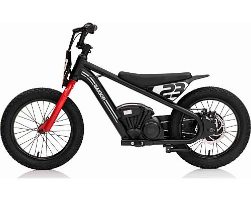 Дитячий акумуляторний мотоцикл BAIGOR 23 PRO чорний