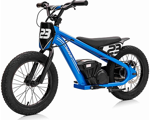 Дитячий акумуляторний мотоцикл BAIGOR 23 PRO Синій