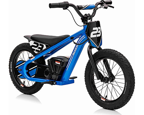 Дитячий акумуляторний мотоцикл BAIGOR 23 PRO Синій