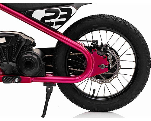Дитячий акумуляторний мотоцикл BAIGOR 23 PRO Рожевий