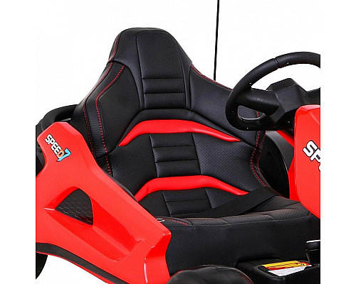 Дитячий акумуляторний картинг Speed 7 Drift King Червоний Дитячий акумуляторний картинг Speed 7 Drift King Червоний