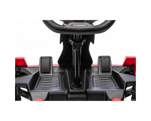 Дитячий акумуляторний картинг Audi Gokart з функцією дріфту Білий Дитячий акумуляторний картинг Audi Gokart з функцією дріфту Білий