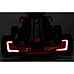 Дитячий акумуляторний картинг Audi Gokart з функцією дріфту Червоний