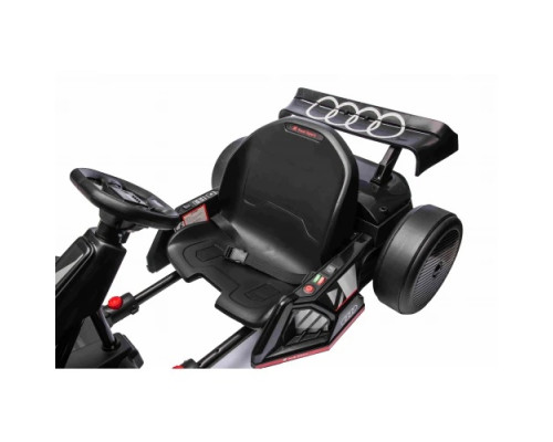 Дитячий акумуляторний картинг Audi Gokart з функцією дріфту Чорний Дитячий акумуляторний картинг Audi Gokart з функцією дріфту Чорний