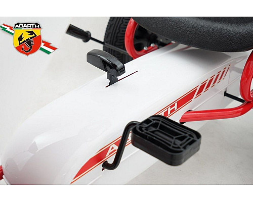 Дитячий педальний картинг ABARTH Білий Дитячий педальний картинг ABARTH Білий