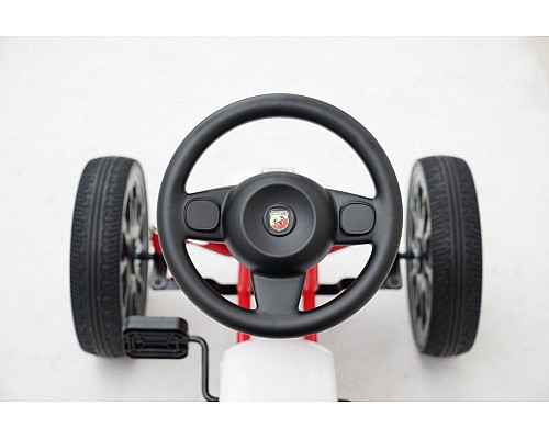 Дитячий педальний картинг ABARTH Білий Дитячий педальний картинг ABARTH Білий