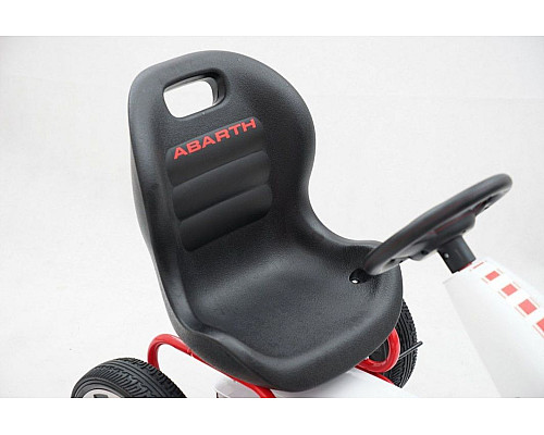 Дитячий педальний картинг ABARTH Білий Дитячий педальний картинг ABARTH Білий