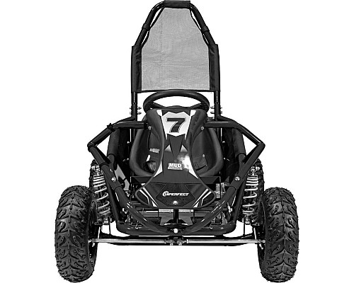 Дитячий акумуляторний картинг Gokart MUD MONSTER Чорний Дитячий акумуляторний картинг Gokart MUD MONSTER Чорний