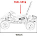 Дитячий акумуляторний картинг Gokart MUD MONSTER Чорний