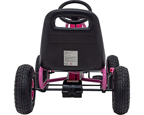 Дитячий педальний картинг AIR PerHour рожевий