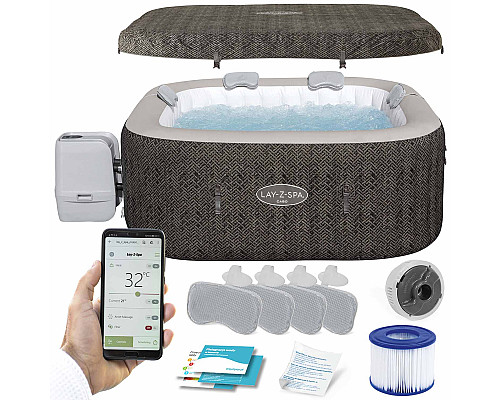 Джакузі-SPA надувне Bestway 6001R Lay-Z Cabo 6‑місне