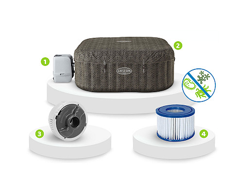 Джакузі-SPA надувне Bestway 6001R Lay-Z Cabo 6‑місне