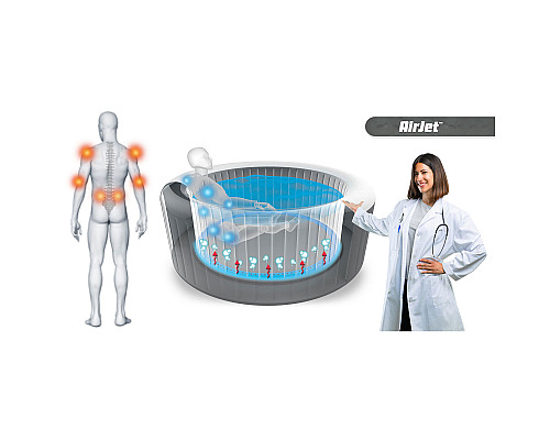 Джакузі-SPA надувне Bestway 6001F SPA Lay‑Z Hollywood 6‑місне