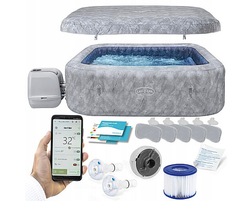 Джакузі-SPA надувне Bestway 6001Q Lay‑Z San Francisco Pro 7‑місне