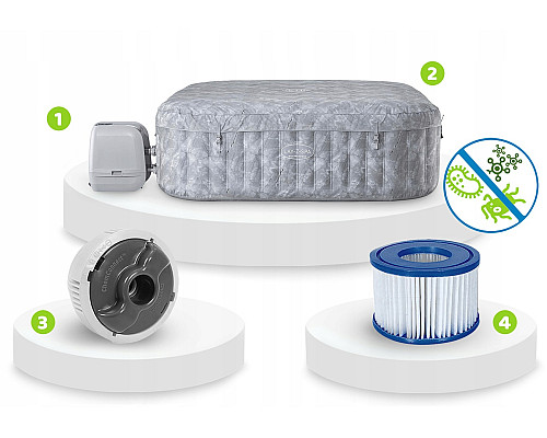Джакузі-SPA надувне Bestway 6001Q Lay‑Z San Francisco Pro 7‑місне