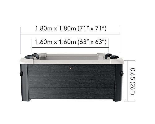 Джакузі садове MSpa Frame Oslo 160 см х 65 см 6-місне Джакузі садове MSpa Frame Oslo 160 см х 65 см 6-місне