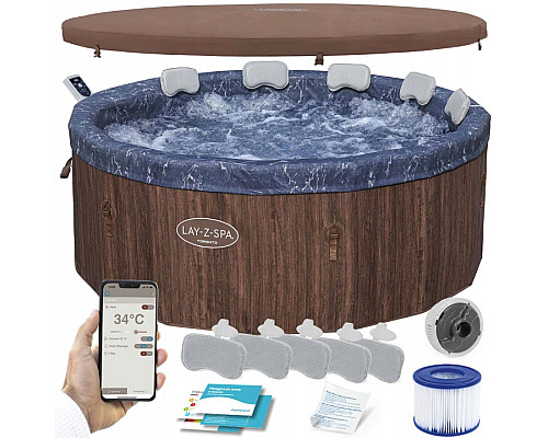 Джакузі‑SPA надувне Bestway Lay‑Z Toronto 6001W 190 х 190 х 70 см