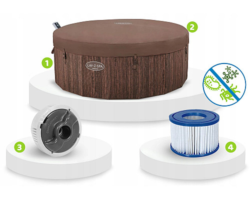 Джакузі‑SPA надувне Bestway Lay‑Z Toronto 6001W 190 х 190 х 70 см