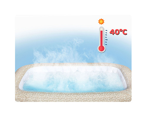 Джакузі‑SPA надувне Bestway Lay‑Z Rome 6001M 201 х 201 х 79 см
