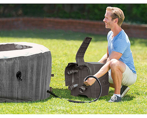 Джакузі-SPA надувне Intex 28440 4-місне + аксесуари