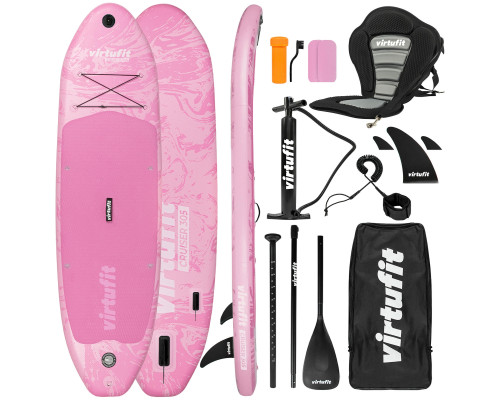 Надувна SUP дошка (Сапборд) VIRTUFIT CRUISER 305, рожева
