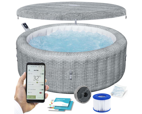 Джакузі-SPA надувне Bestway 6001N Lay-Z Bali 6-місне Джакузі-SPA надувне Bestway 6001N Lay-Z Bali 6-місне