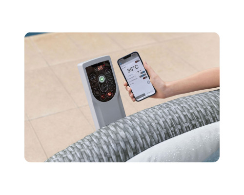 Джакузі-SPA надувне Bestway 6001N Lay-Z Bali 6-місне Джакузі-SPA надувне Bestway 6001N Lay-Z Bali 6-місне