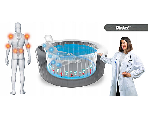 Джакузі-SPA надувне Bestway 6001F SPA Lay‑Z Hollywood 6‑місне