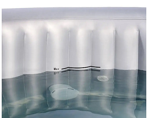 Басейн СПА надувний EXIT Silver Classic 204 x 65 см - чорний