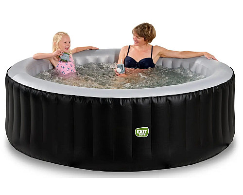 Басейн СПА надувний EXIT Silver Classic 204 x 65 см - чорний
