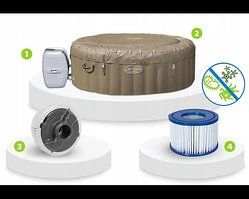 Джакузі-SPA надувне Bestway 60017 Lay‑Z Palm Springs 6‑місне