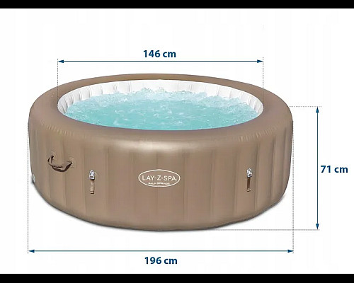 Джакузі-SPA надувне Bestway 60017 Lay‑Z Palm Springs 6‑місне