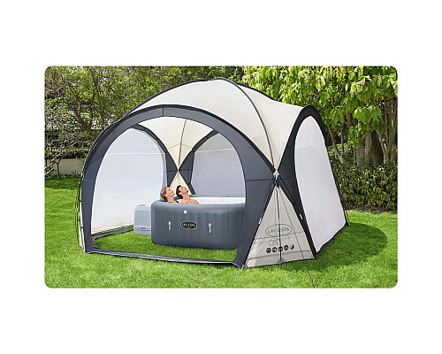 Намет для SPA Bestway 60305 390 х 390 х 255  см, бежево-сірий