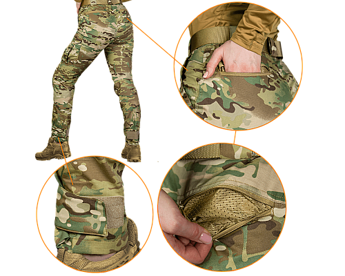 Штани Pani Patrol Pro Multicam (7950), L Штани Pani Patrol Pro Multicam (7950), L