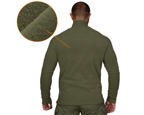 Флісова кофта Hawk Himatec Олива (7291), XXXXL Флісова кофта Hawk Himatec Олива (7291), XXXXL