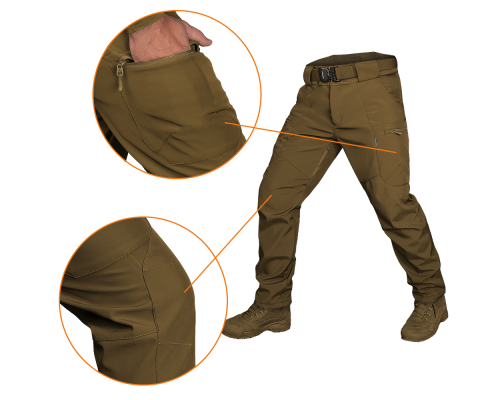 Штани SoftShell Vent Mesh Койот (7359), XXL