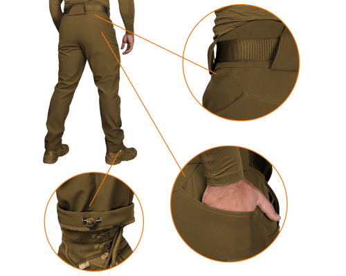 Штани SoftShell Vent Mesh Койот (7359), XXL