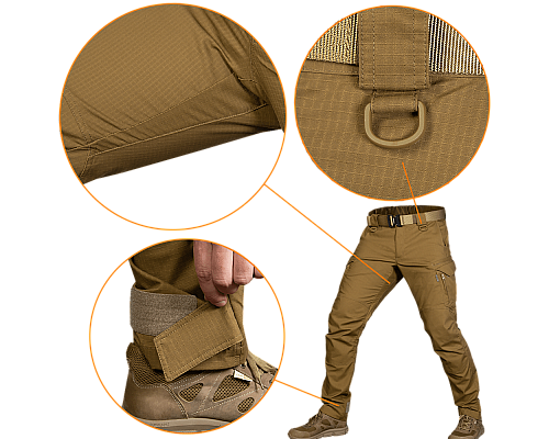 Штани Герць Rip-Stop Stretch Койот (7939), S Штани Герць Rip-Stop Stretch Койот (7939), S