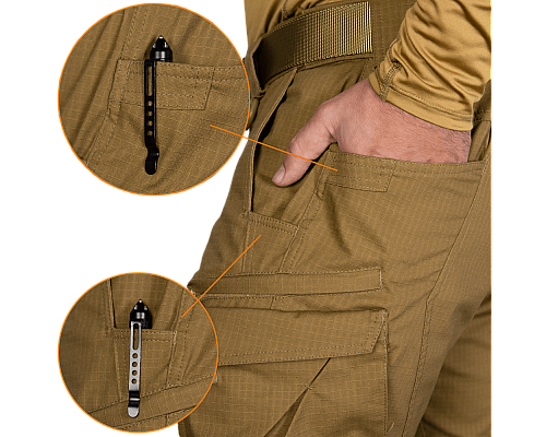 Штани Герць Rip-Stop Stretch Койот (7939), S Штани Герць Rip-Stop Stretch Койот (7939), S