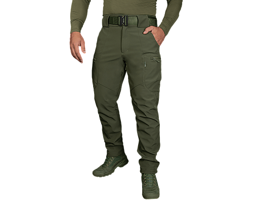 Штани SoftShell Vent Mesh Олива (7396), XXXL