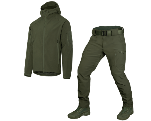 Костюм Stalker 2.0 SoftShell Олива (7349), L Костюм Stalker 2.0 SoftShell Олива (7349), L