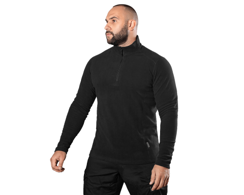 Флісова кофта Hawk Himatec Чорна (7377), XXXXL Флісова кофта Hawk Himatec Чорна (7377), XXXXL