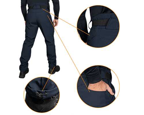 Штани SoftShell Vent Темно-Сині (7305), S Штани SoftShell Vent Темно-Сині (7305), S