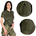 Жіноче поло Pani Army ID LT Олива  (8080), M