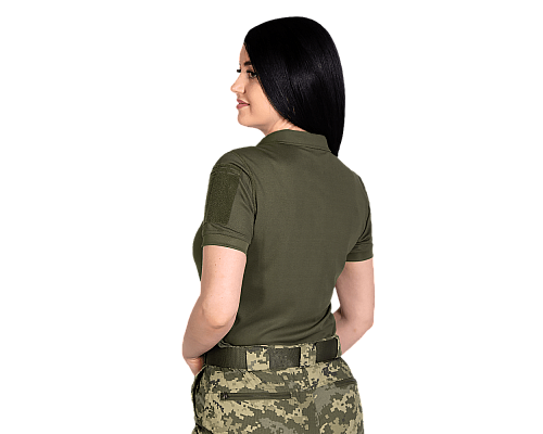 Жіноче поло Pani Army ID LT Олива  (8080), L