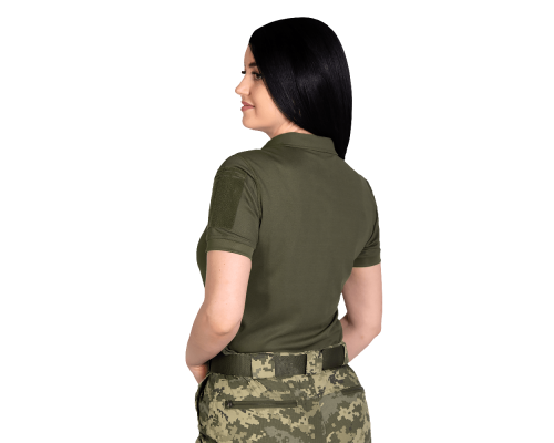 Жіноче поло Pani Army ID LT Олива  (8080), XXL