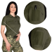 Жіноче поло Pani Army ID LT Олива  (8080), XXL